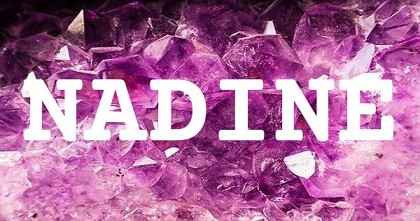 NADINE英文名字意義