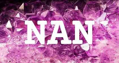 NAN英文名字意義