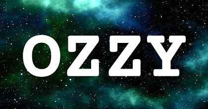 OZZY英文名字意義