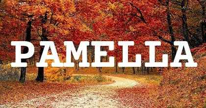 PAMELLA英文名字意義