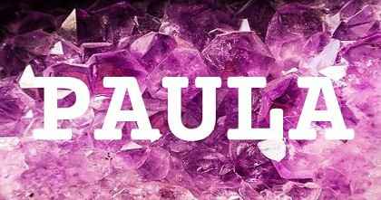 PAULA英文名字意義