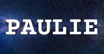 PAULIE英文名字意義