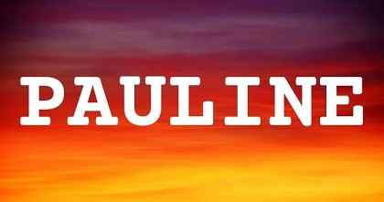 PAULINE英文名字意義