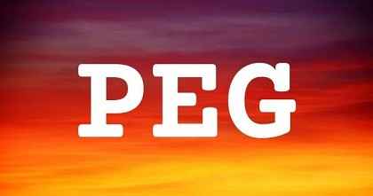 PEG英文名字意義