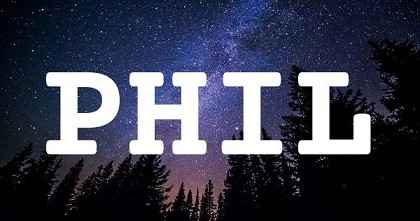 PHIL英文名字意義