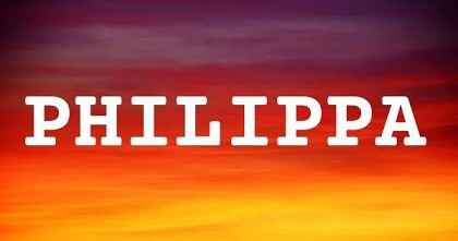 PHILIPPA英文名字意義