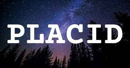 PLACID英文名字意義