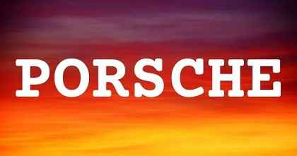 PORSCHE英文名字意義