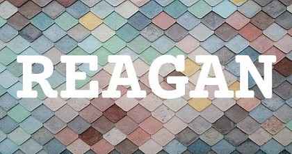 REAGAN英文名字意義