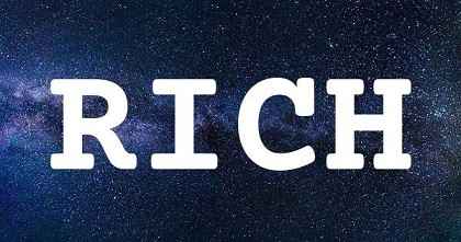 RICH英文名字意義