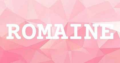 ROMAINE英文名字意義