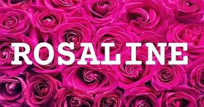 ROSALINE英文名字意義