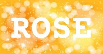 ROSE英文名字意義