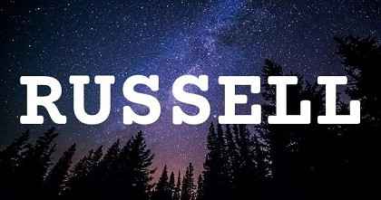 RUSSELL英文名字意義