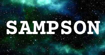 SAMPSON英文名字意義