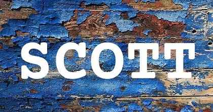 SCOTT英文名字意義