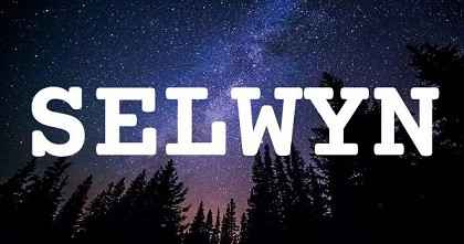 SELWYN英文名字意義