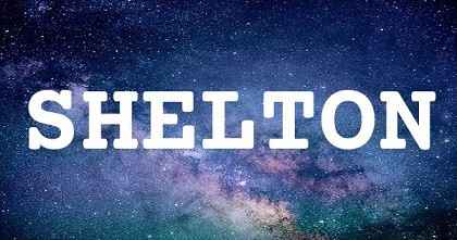 SHELTON英文名字意義