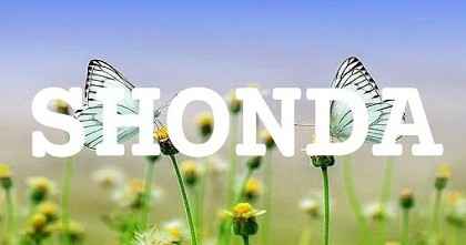 SHONDA英文名字意義