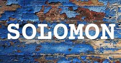 SOLOMON英文名字意義