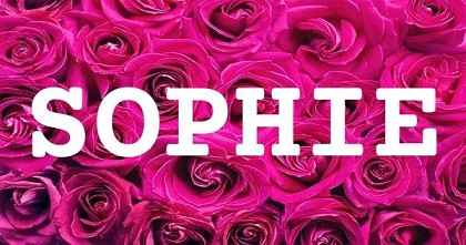 SOPHIE英文名字意義