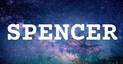 SPENCER英文名字意義