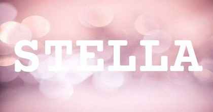 STELLA英文名字意義
