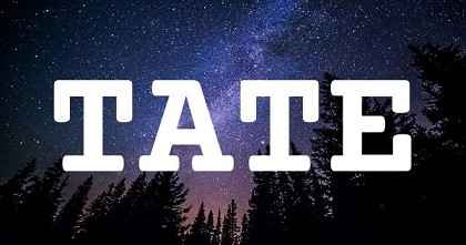 TATE英文名字意義