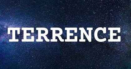TERRENCE英文名字意義