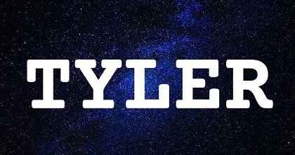 TYLER英文名字意義