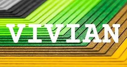 VIVIAN英文名字意義