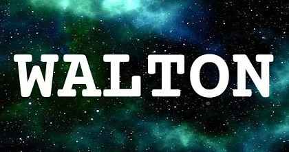 WALTON英文名字意義