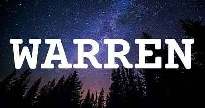 WARREN英文名字意義