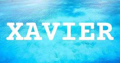 XAVIER英文名字意義