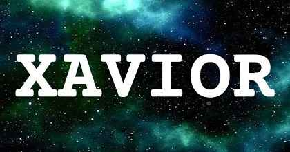 XAVIOR英文名字意義